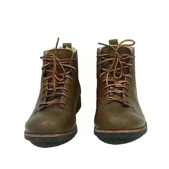UGG Keaton Men\'s Brown Leather Sheepskin Lined Chukka Boots Size US 14/EUR 48.5 main image 11